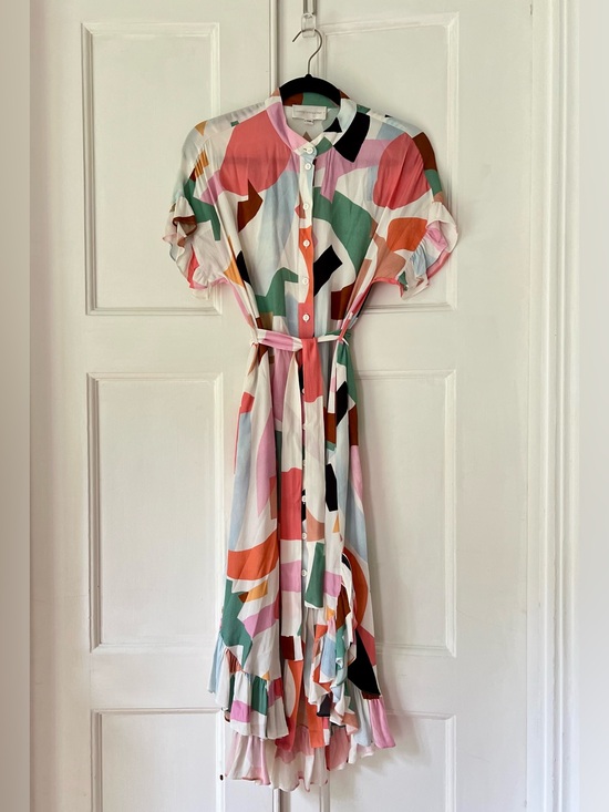 Anthropologie Dresses & Skirts - Anthropologie x Corey Lynn Calter | Abstract Print Midi Dress | Multicolored, XS